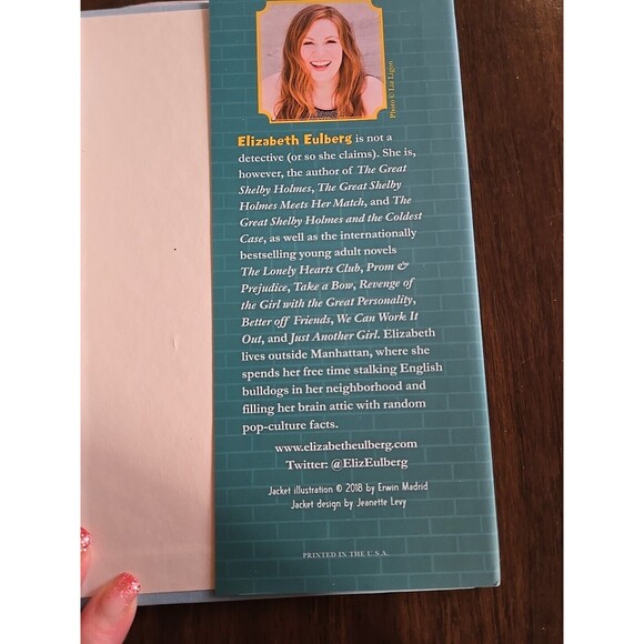 Great Shelby Holmes and the Coldest Case by Elizabeth Eulberg (2018, Hardcover) - Picture 4 of 6